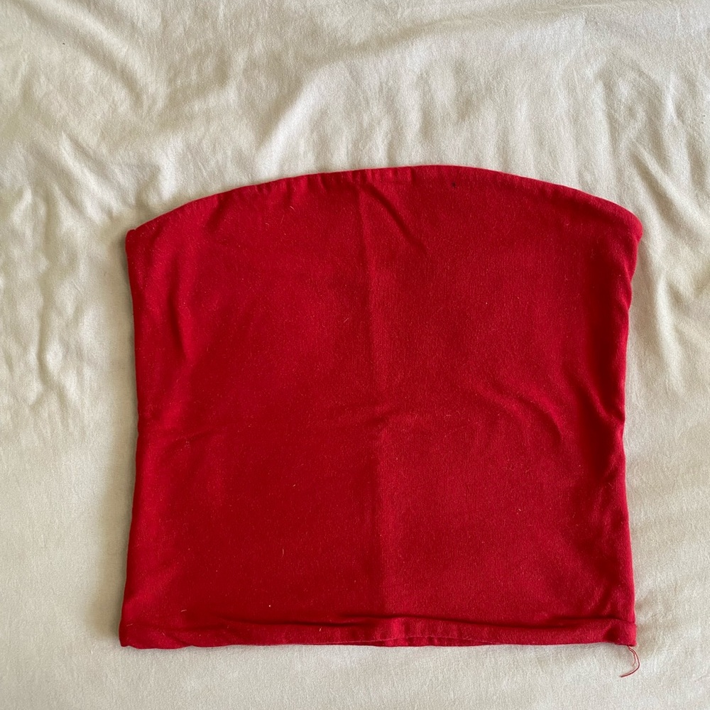 Red Brandy Melville Tube Top